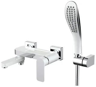 Смеситель для ванны Gappo G3248-8 белый/хром